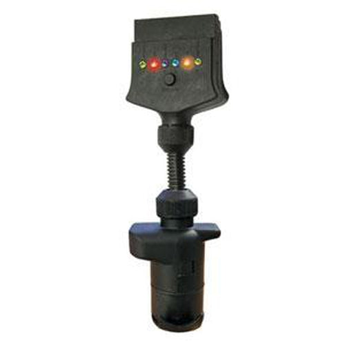 Led Adaptor 7-Pin Flat Socket To 7-Pin Round Plug | Trailer Plugs - Adaptors (L.E.D)-Automotive & Electrical Accessories-Tool Factory