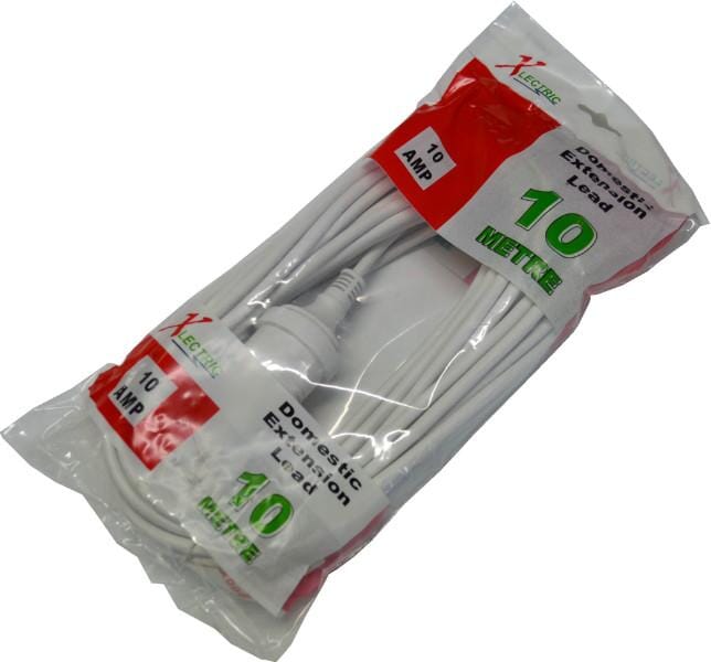 Xlectric Extension Lead - Domestic White 10m
