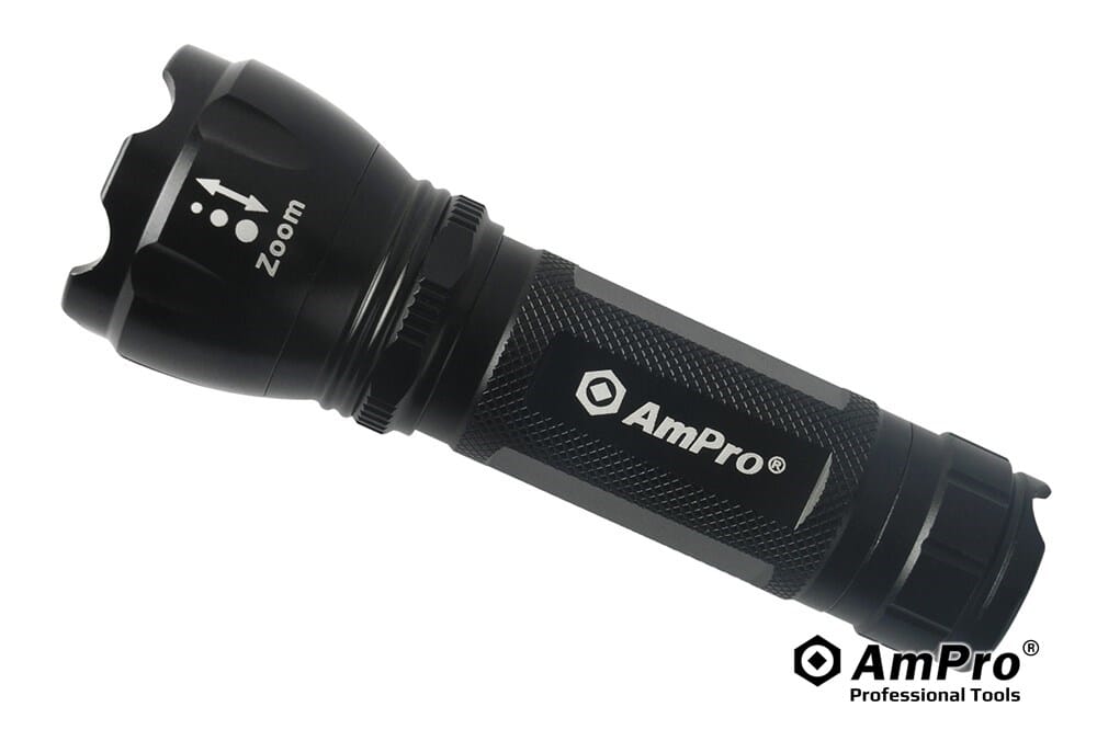 AmPro T24002 Adjustable Focus Flashlight 
CREE XPE LED 150 Lumens