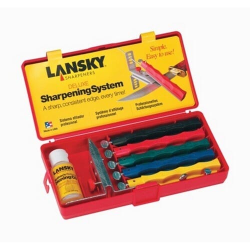 Lansky Sharpening System with Clamp X-Fine/Fine/Medium/Coarse/X-Coarse