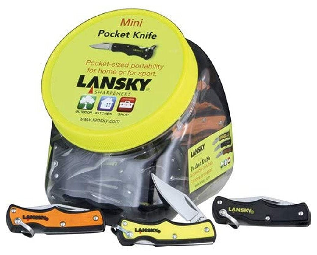 Lansky Pocket Knives Stainless Blade Lockback 40pce Display Tub