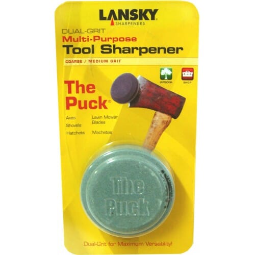 Lansky Axe & Garden Tool Sharpener Round -Combination Grit