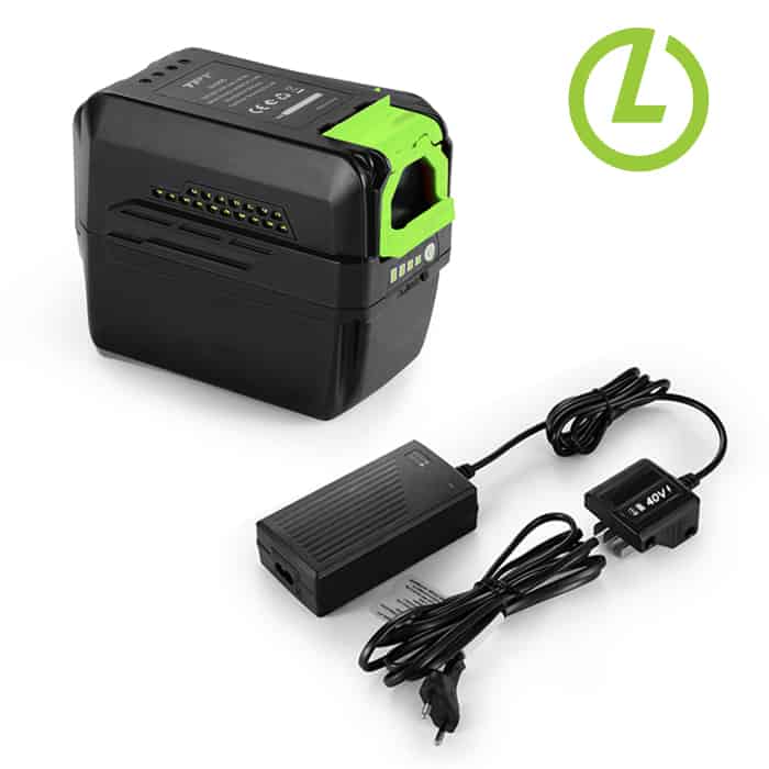 LawnMaster Battery Charger Kit Includes: 1x4ah Battery and 1x Charger