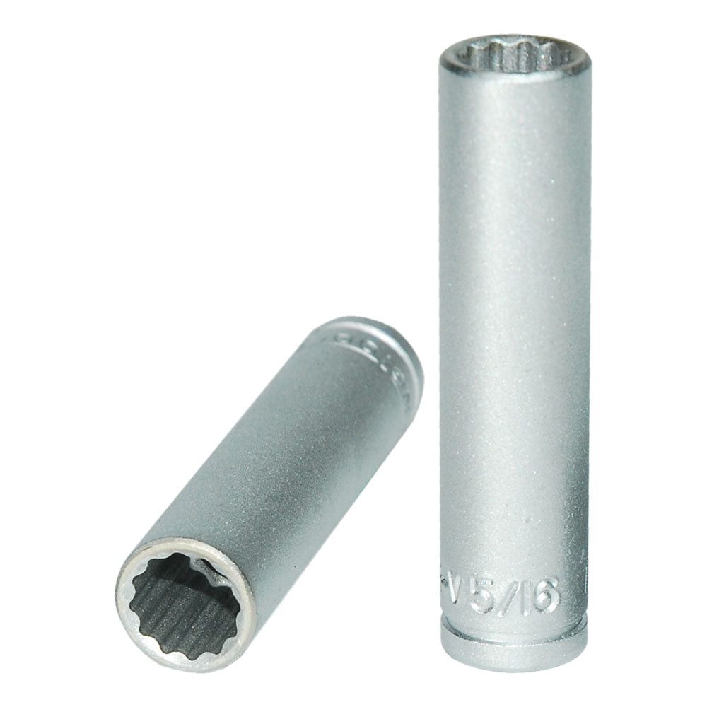 Teng 1/4in Dr. Deep Socket 5/16in 12pt