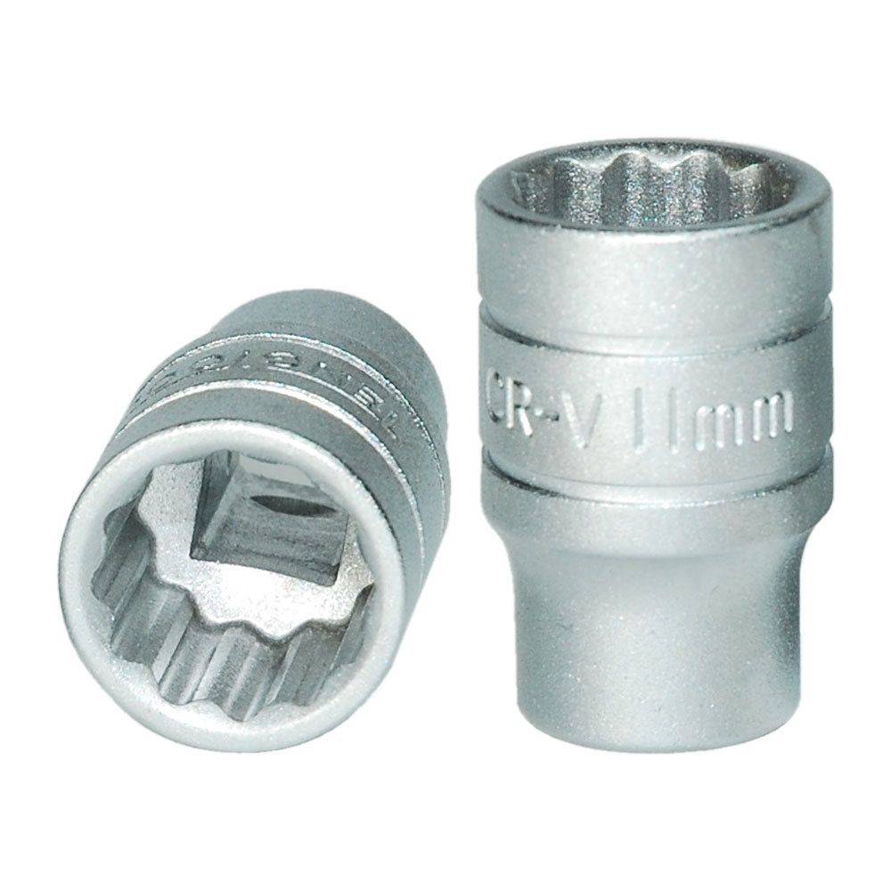 Teng 1/4in Dr. Socket 11mm 12pt