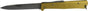 Mercator Pocket Knife Locking Blade Brass Body German