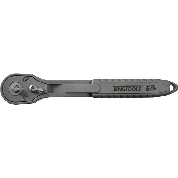 3/8In Dr. 4430 Stainless Ratchet Handle 36T | Socketry - 3/8 Inch Drive Stainless (SS4430)-Hand Tools-Tool Factory