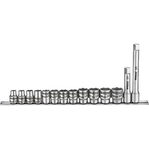 14Pc 3/8In Dr.4430 (Ss) Skt Set 8-19Mm (6-Pnt)** | Socketry - 3/8 Inch Drive-Hand Tools-Tool Factory