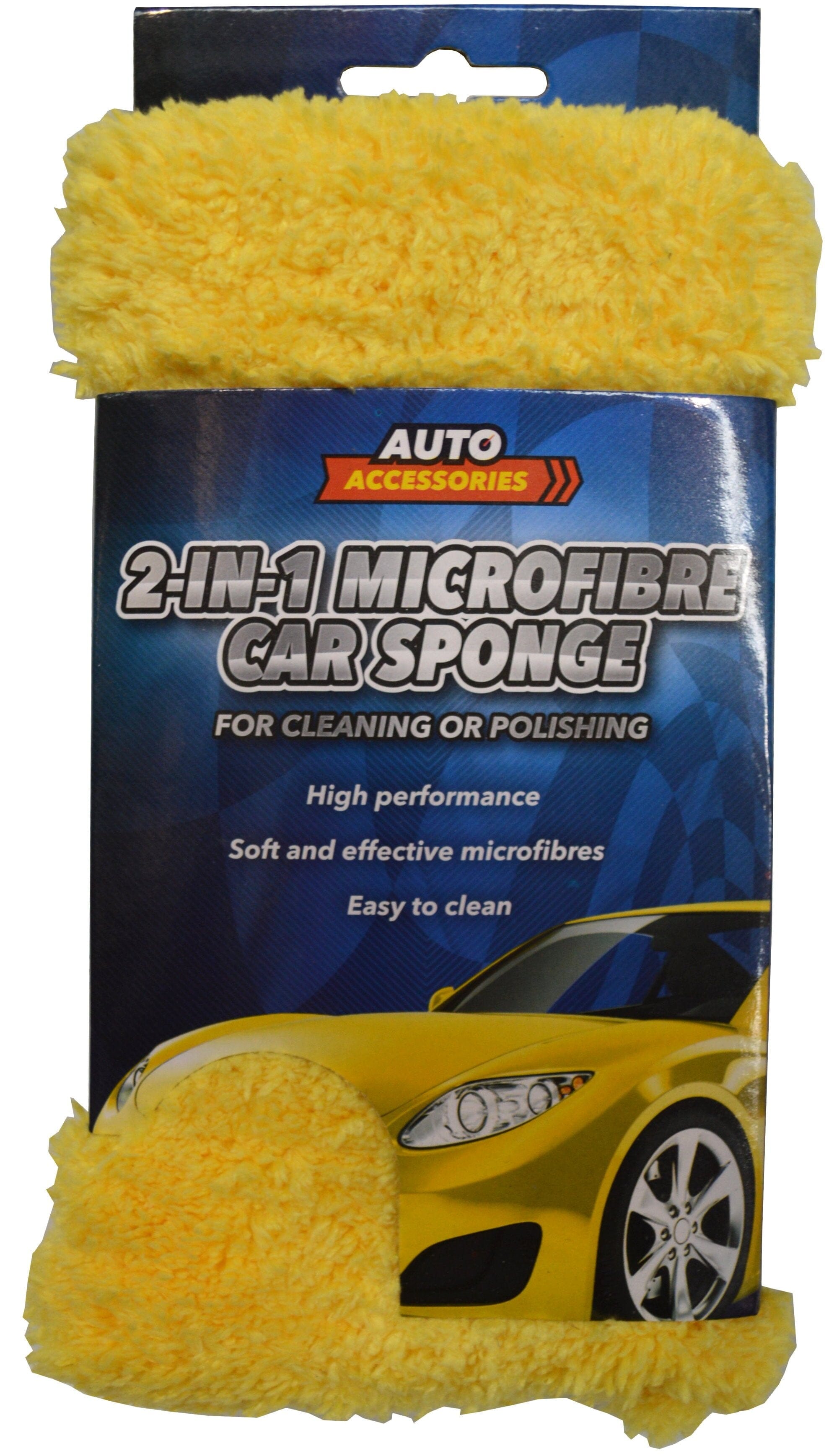 Redback Microfibre Car Sponge #HB0171 220mm x 110mm x 40mm