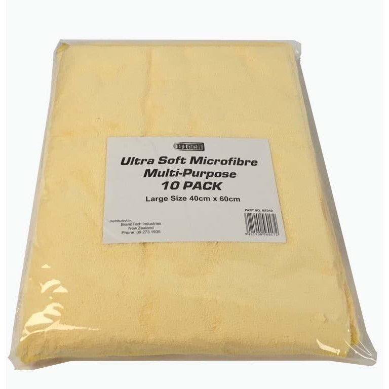 Btech Gold Microfiber Cloth - 10 pack-Car Cleaning Products-Tool Factory