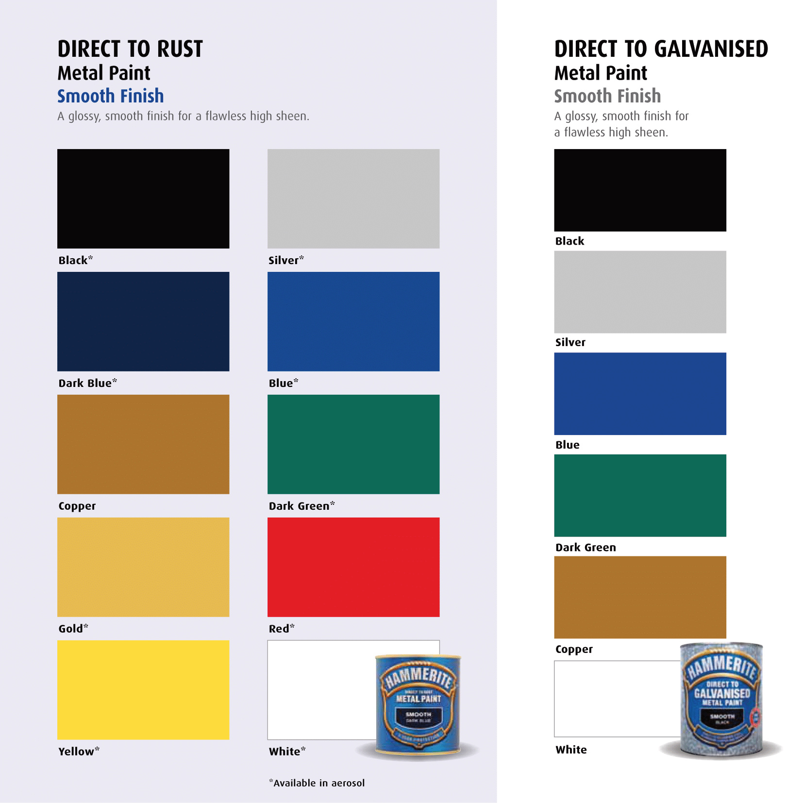 Hammerite Buy Online at Tool Factory Free Delivery Hammerite Colour Chart Uk