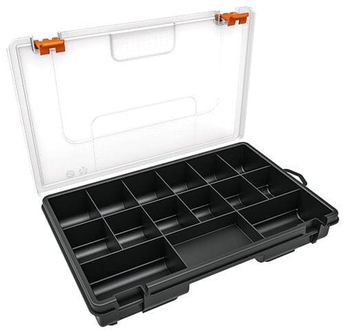 Truper Plastic Organizer Storage Box 15 Compartment