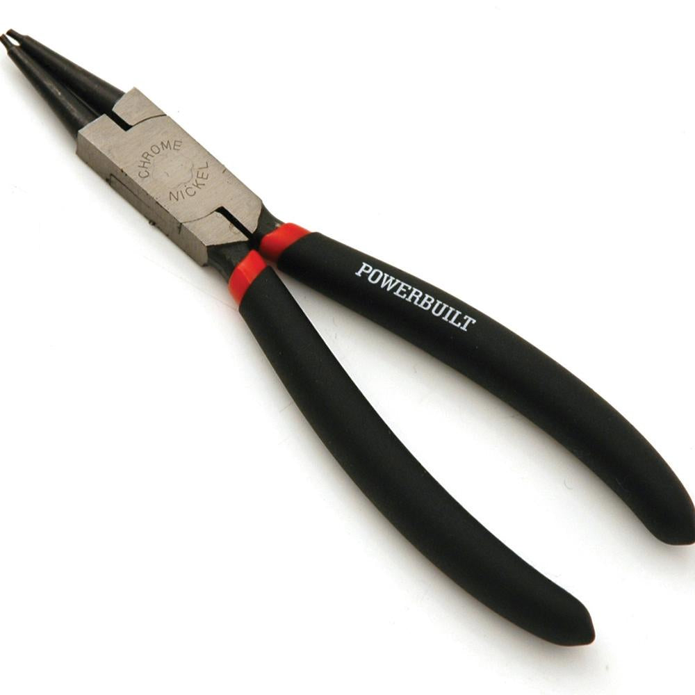 Powerbuilt 225mm/9" Bent Nose Internal Circlip Plier