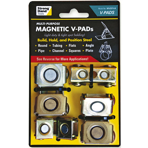 Strong Hand Magnetic V Pad Set 8kg (4pc)-Hand Tools-Tool Factory