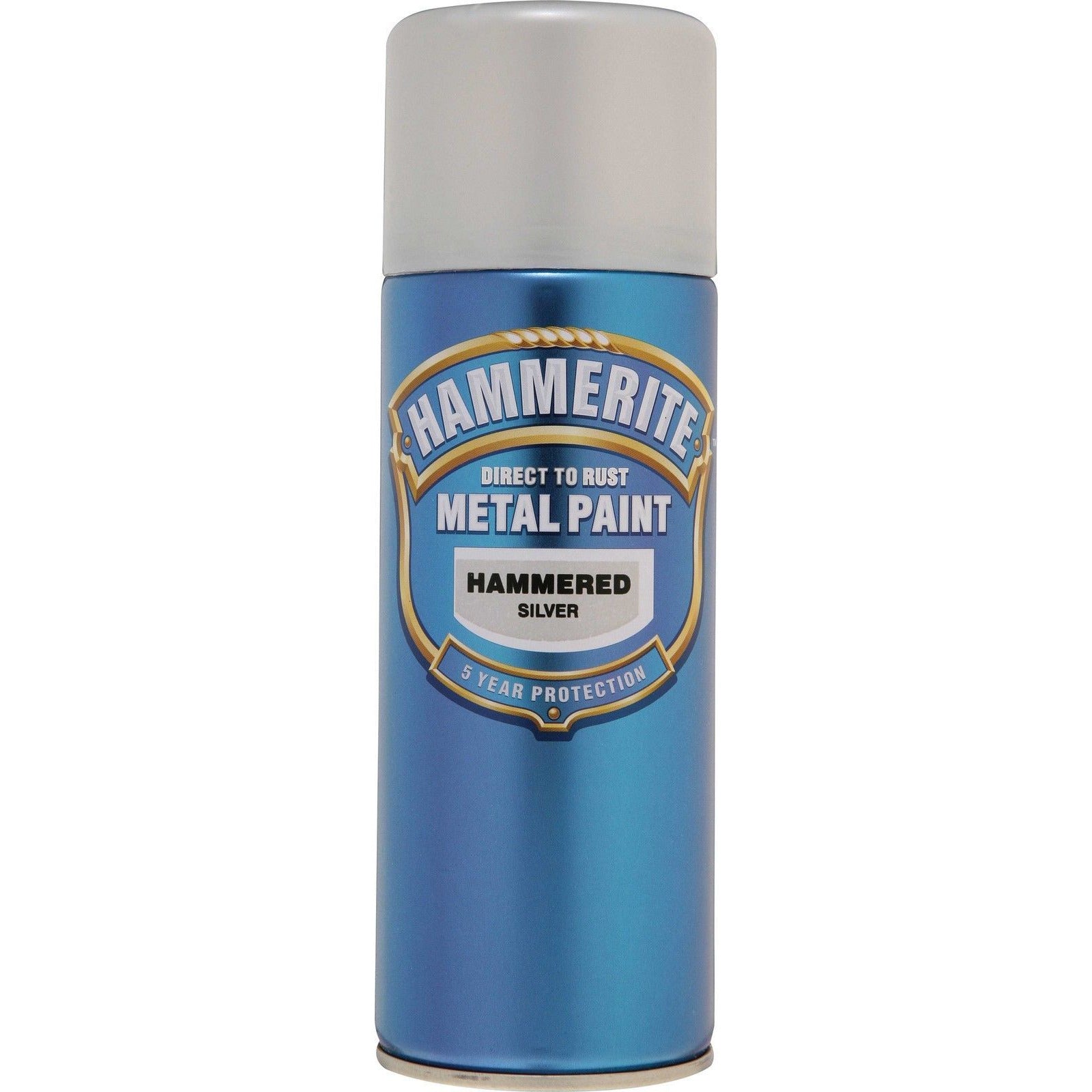 Hammerite Direct to Rust Metal Paint Hammered Silver 400ml Aerosol-Metal Protection & Paint-Tool Factory