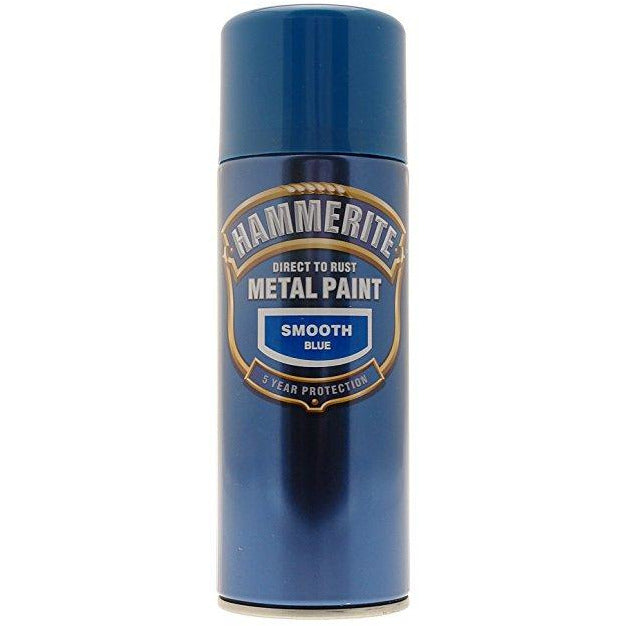 Hammerite Direct to Rust Metal Paint Smooth Blue 400ml Aerosol-Metal Protection & Paint-Tool Factory