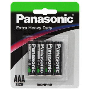 Panasonic AAA Battery Extra Heavy Duty (4pk)