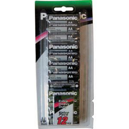 Panasonic Aa Battery Extra Heavy Duty (12Pk) | Extra Heavy Duty - AA Size-Batteries-Tool Factory