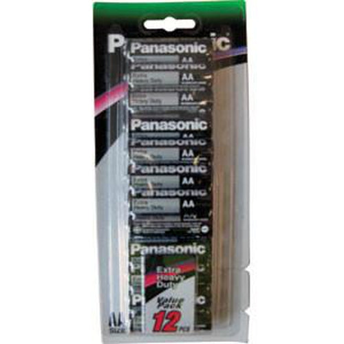 Panasonic Aa Battery Extra Heavy Duty (12Pk)-Batteries-Tool Factory