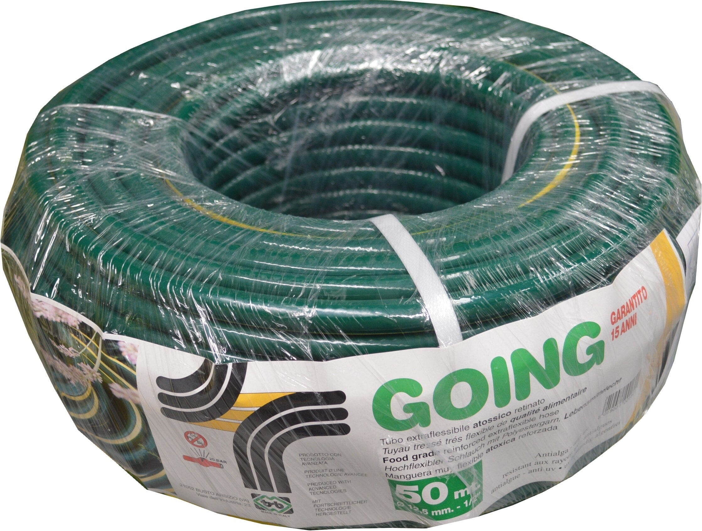 Adflex Plastic Garden Hose 12mm x 50m Going