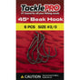 Tacklepro 45Deg. Beak Hook #3/0 - 6Pc | Hooks - Beak-Fishing-Tool Factory