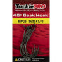 Tacklepro 45Deg. Beak Hook #7/0 - 6Pc | Hooks - Beak-Fishing-Tool Factory