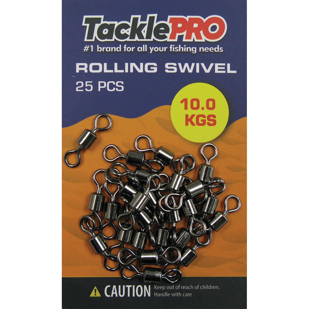 Tacklepro Rolling Swivel 10Kg - 25Pc | Swivels - Rolling-Fishing-Tool Factory