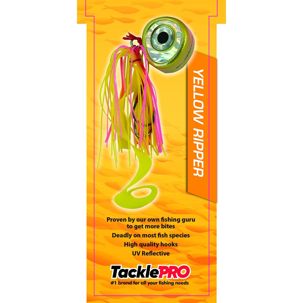 Tacklepro Kabura Lure 80Gm - Yellow Ripper | Jigs & Lures - Kabura-Fishing-Tool Factory