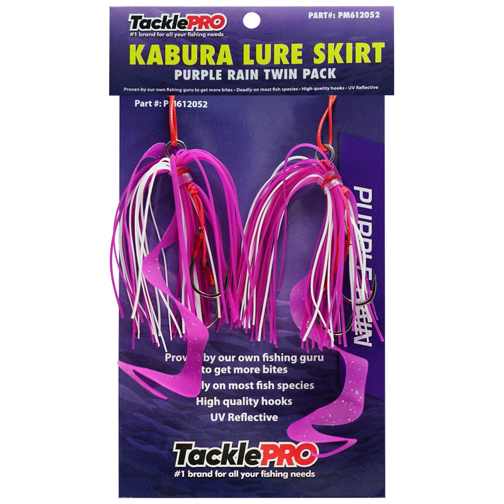 Tacklepro Kabura Lure Skirt - Purple Rain (Twin Pack) | Jigs & Lures - Inchiku-Fishing-Tool Factory