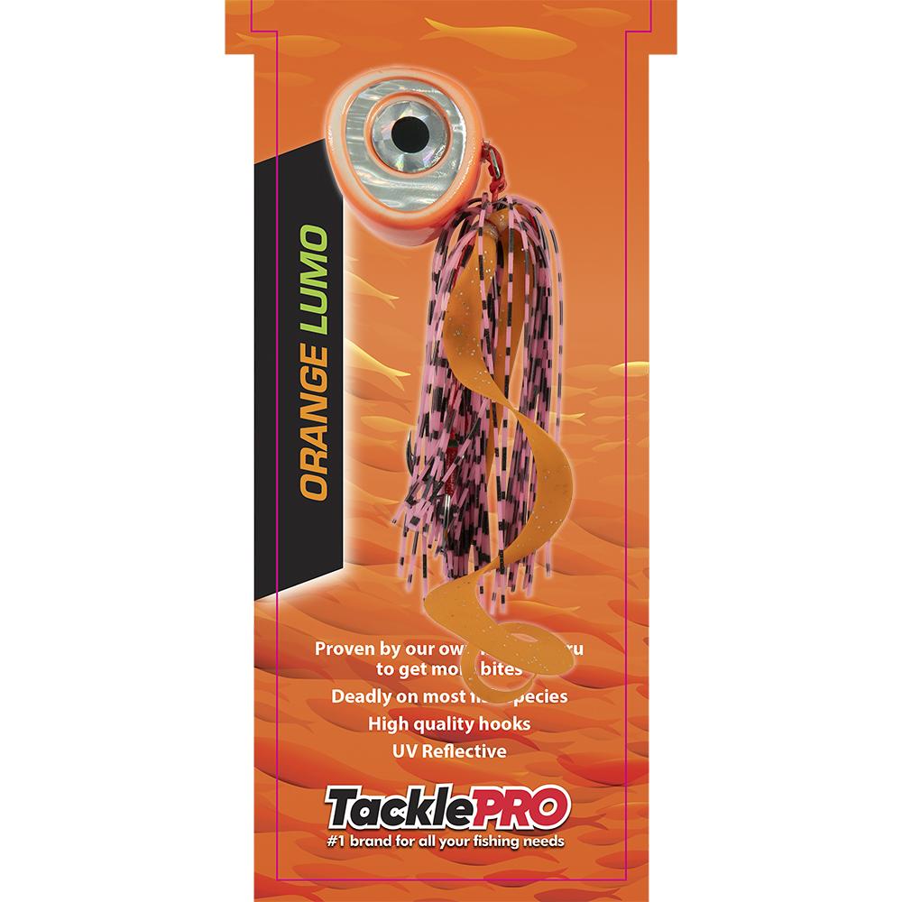 Tacklepro Kabura Lure 80Gm - Orange Lumo | Jigs & Lures - Kabura-Fishing-Tool Factory