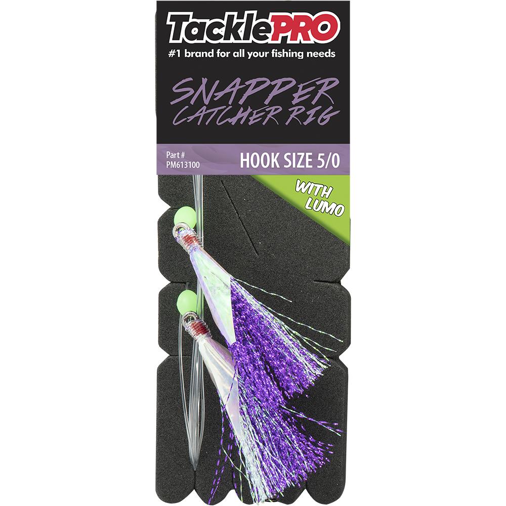 Tacklepro Snapper Catcher Purple & Lumo - 5/0 | Snapper Catchers-Fishing-Tool Factory