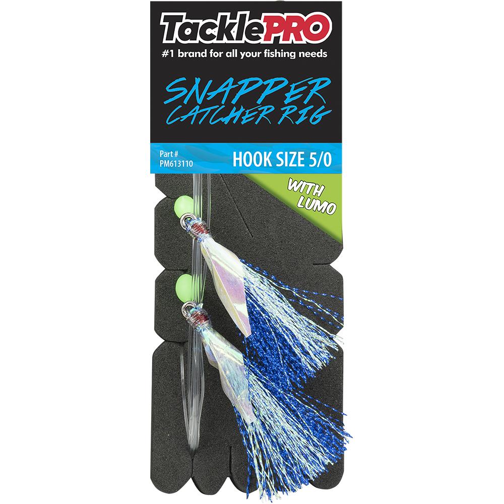 Tacklepro Snapper Catcher Blue & Lumo - 5/0 | Snapper Catchers-Fishing-Tool Factory