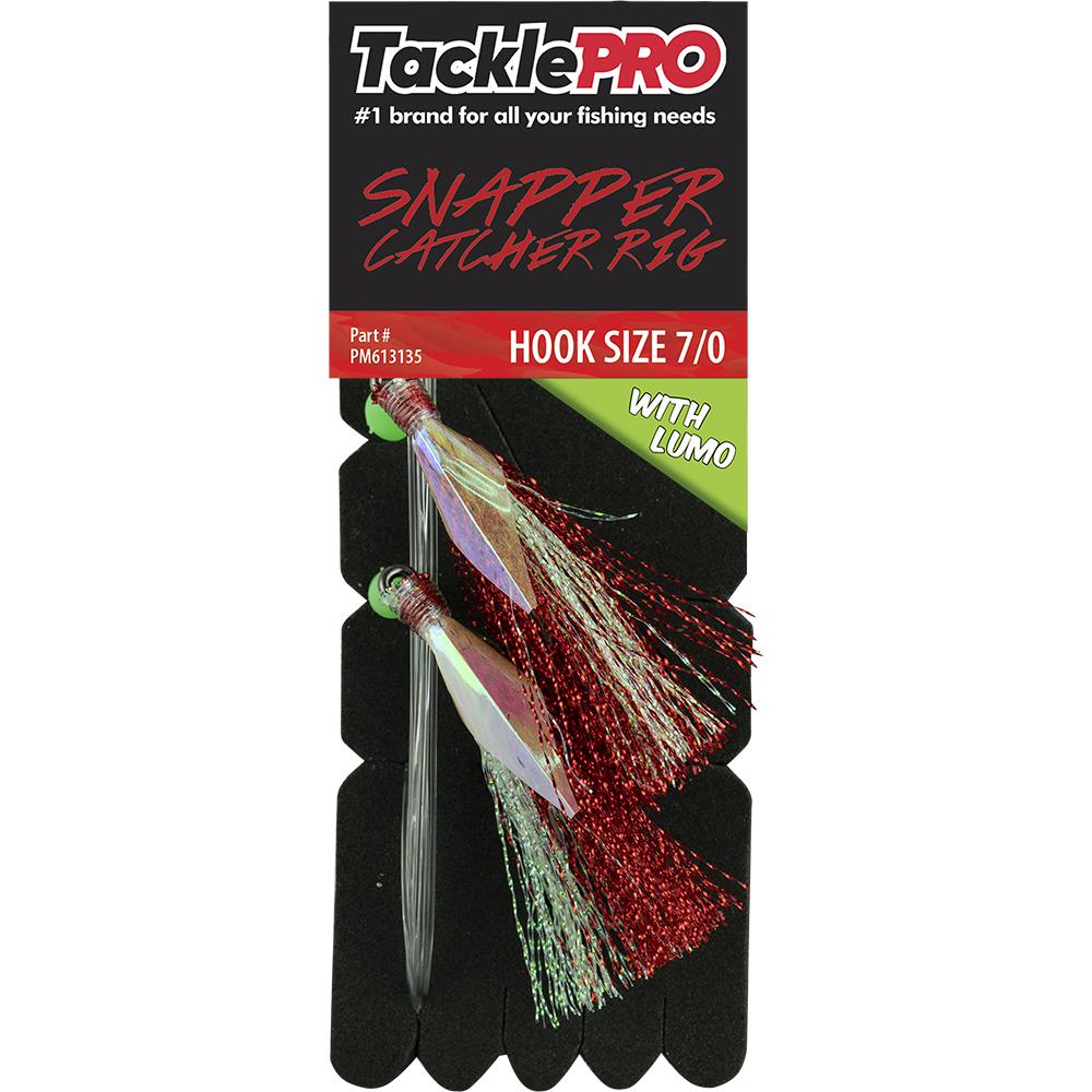 Tacklepro Snapper Catcher Red & Lumo - 7/0 | Snapper Catchers-Fishing-Tool Factory