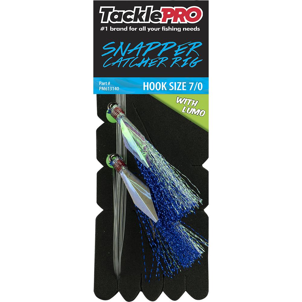 Tacklepro Snapper Catcher Blue & Lumo - 7/0 | Snapper Catchers-Fishing-Tool Factory