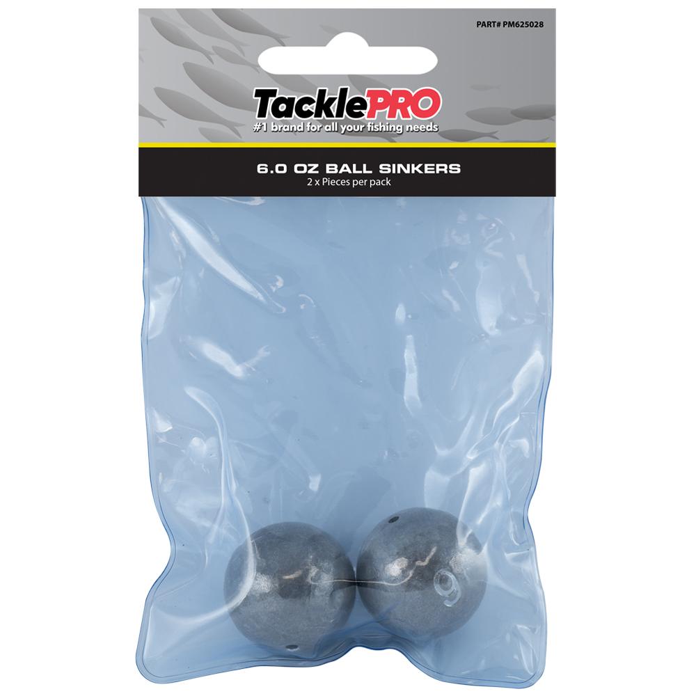 Tacklepro Ball Sinker 6.0Oz - 2Pc | Sinkers - Ball-Fishing-Tool Factory