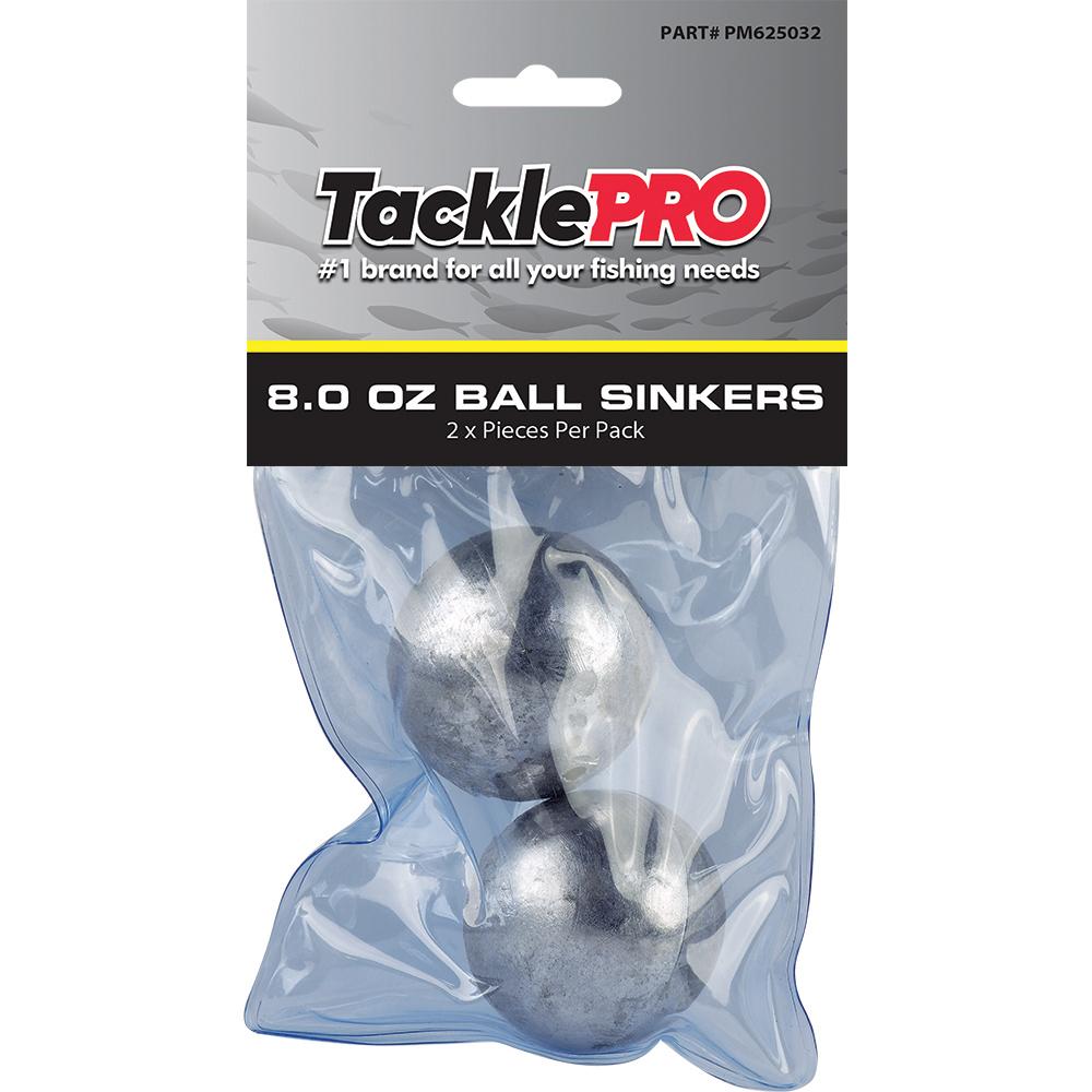 Tacklepro Ball Sinker 8.0Oz - 2Pc | Sinkers - Ball-Fishing-Tool Factory