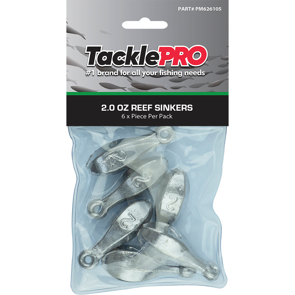 TacklePro Reef Sinker 2.0oz - 6pc Pack