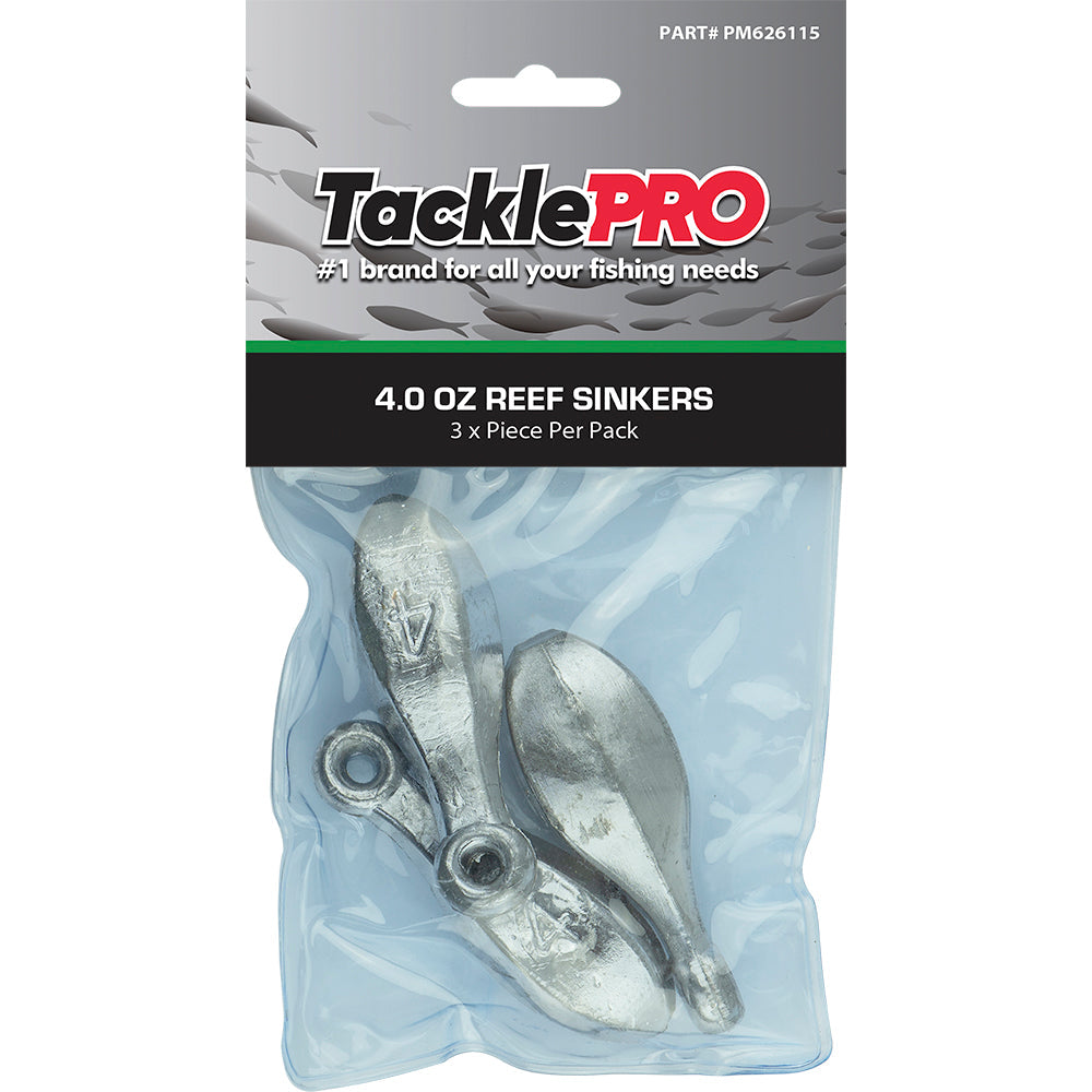 TacklePro Reef Sinker 4.0oz - 3pc Pack