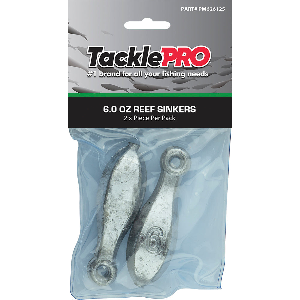 TacklePro Reef Sinker 6.0oz - 2pc Pack