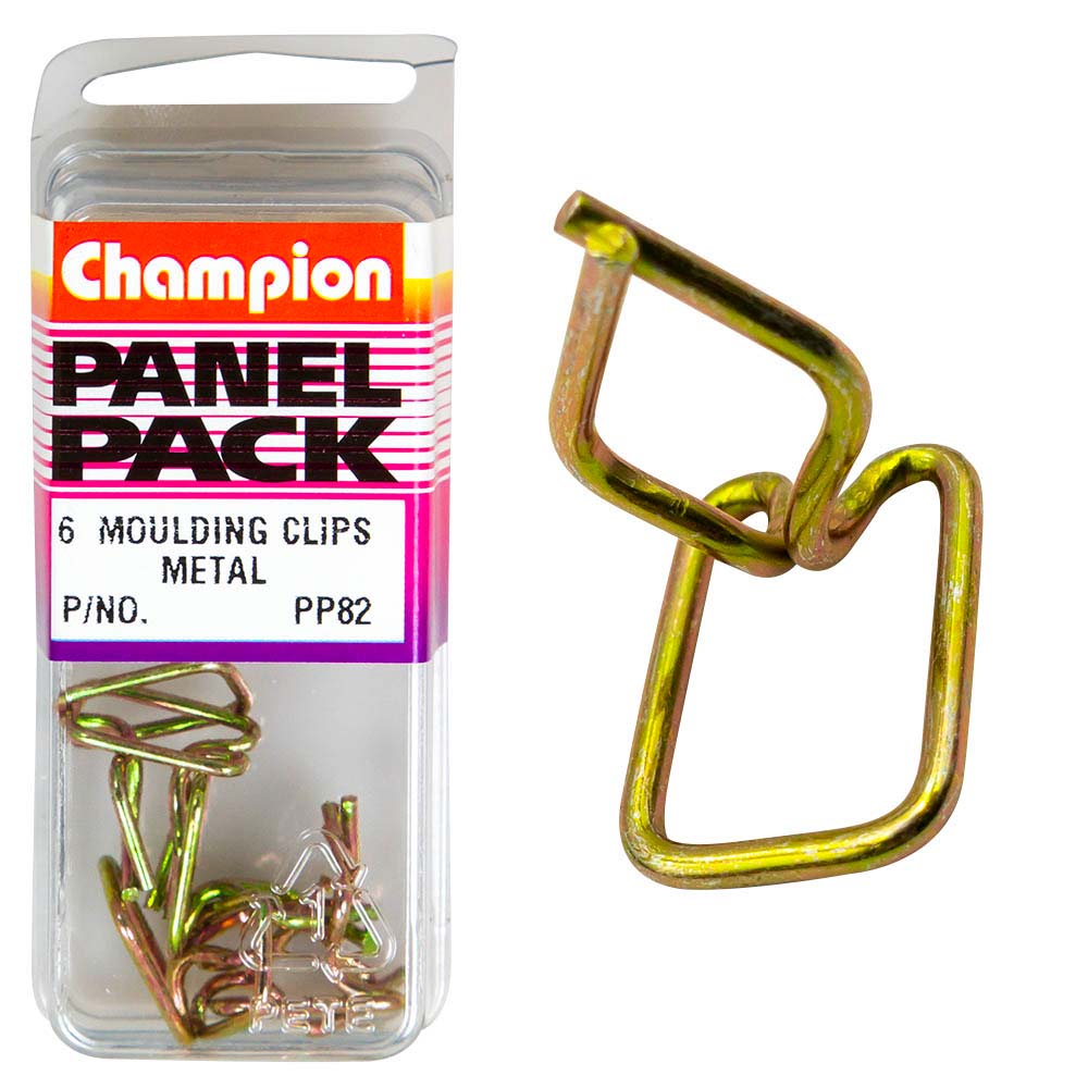 Champion Universal Metal Moulding Clip -6pk**