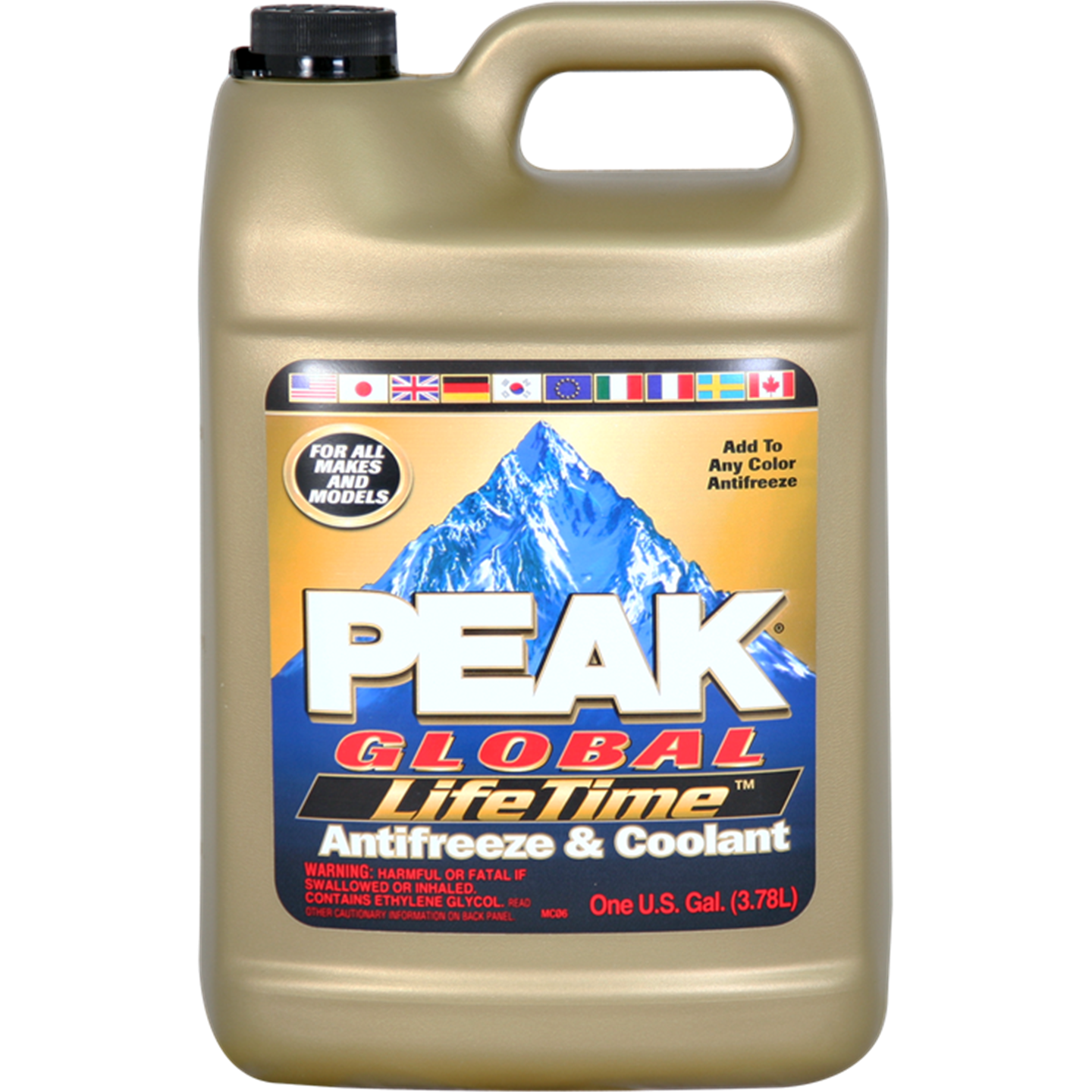 Peak Global Lifetime Coolant/A-F 1 Gal / 3.78L-Coolant & Antifreeze-Tool Factory