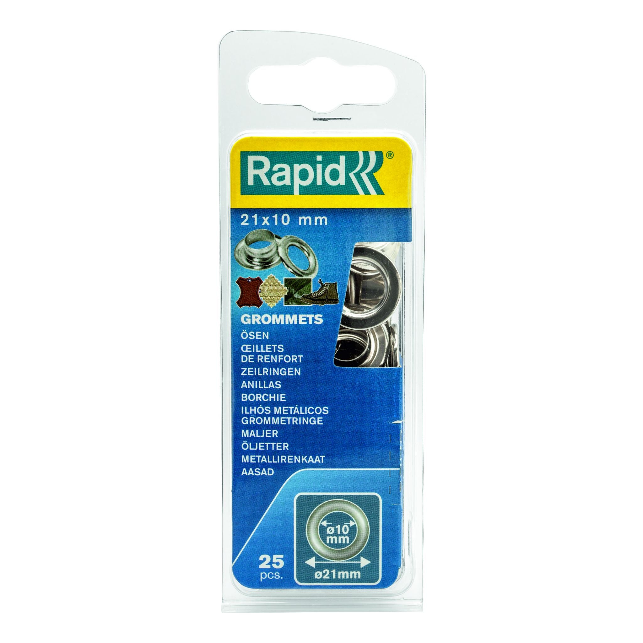 Rapid Grommets 10x21mm + Tool 5000412
