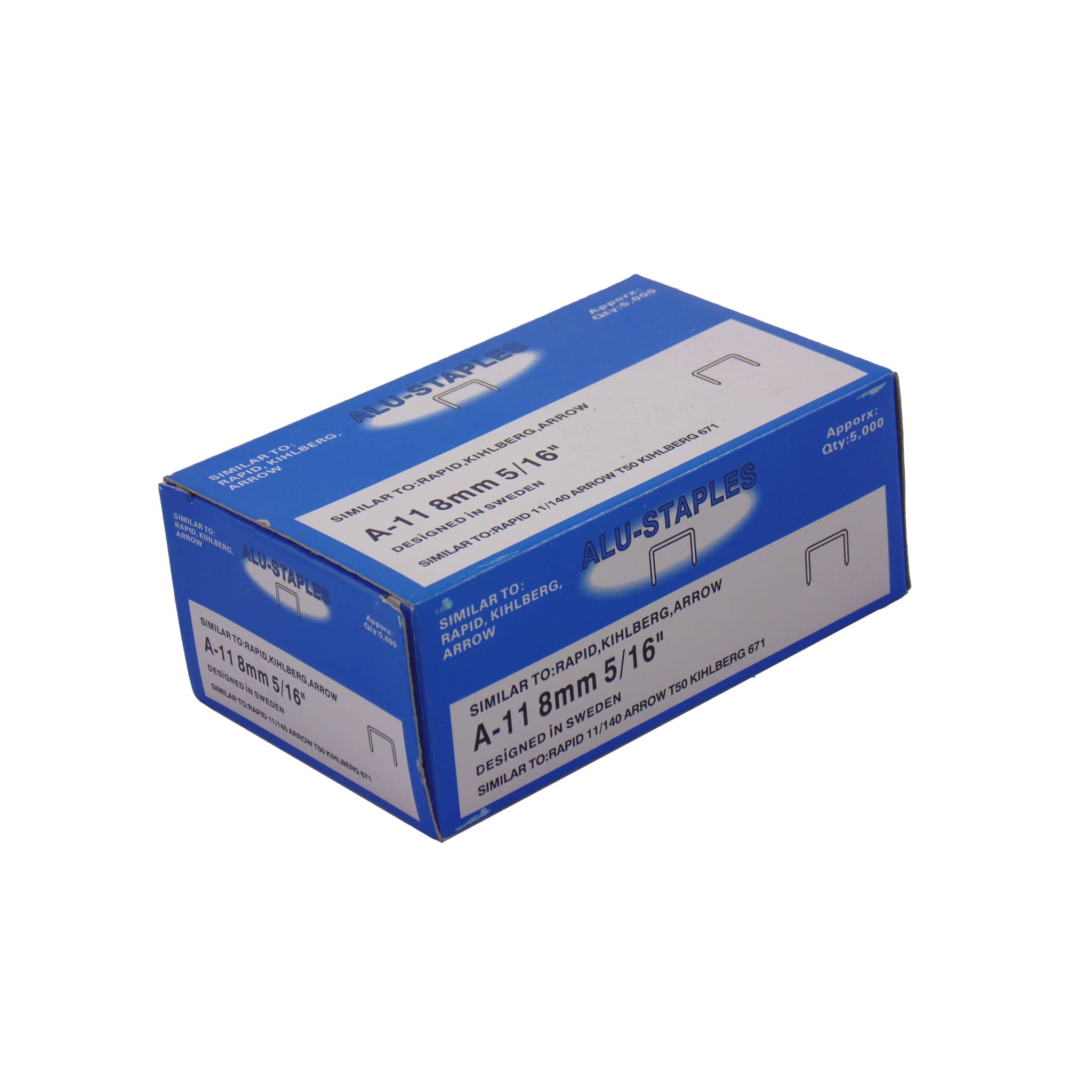 Aluminium Staples 140/8 (11/8) 5K