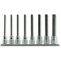 Koken 3/8" Dr Torx Socket Set On Rail - 8pc T20-T55-Sockets & Accessories-Tool Factory
