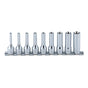 Koken 3/8" Dr Internal Torx Deep Socket Set On Rail - 9pc E4-E16-Sockets & Accessories-Tool Factory