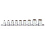 Koken 3/8" Dr Socket Set On Rail - 9pc 1/4"-3/4"-Sockets & Accessories-Tool Factory