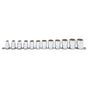 Koken 3/8" Dr Socket Set On Rail - 12pc 8-19mm-Sockets & Accessories-Tool Factory