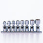 Koken 3/8" Dr Universal Hex Bit Socket Set On Rail - 6pc 5-12mm-Sockets & Accessories-Tool Factory