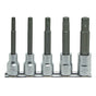 Koken 1/2" Dr Torx Plus Bit Socket Set On Rail - 11pc 40IP-60IP (100mm)-Sockets & Accessories-Tool Factory