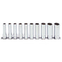 Koken 1/2" Dr Deep Socket Set On Rail - 10pc 10-22mm-Sockets & Accessories-Tool Factory